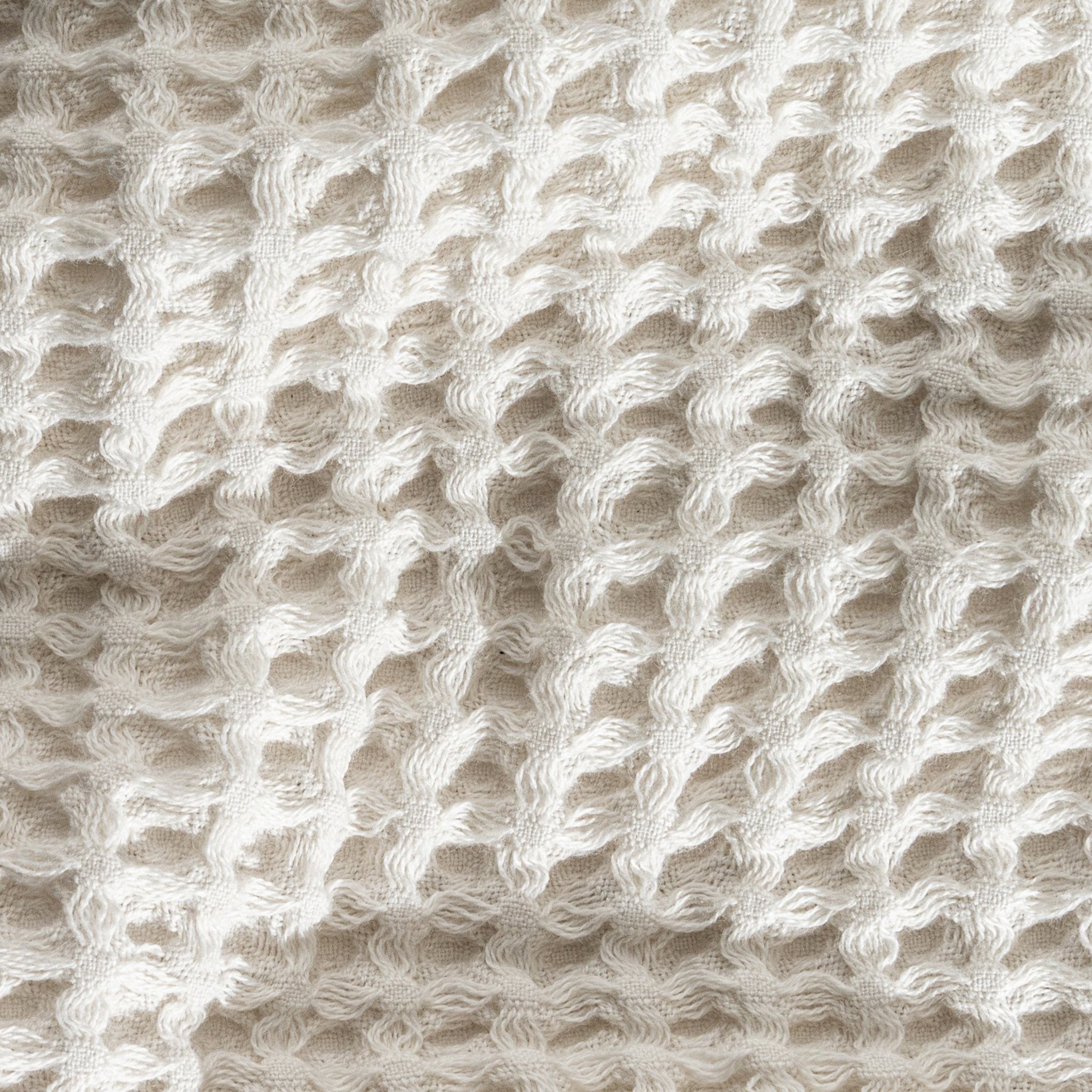 Waffle Towels - Cream