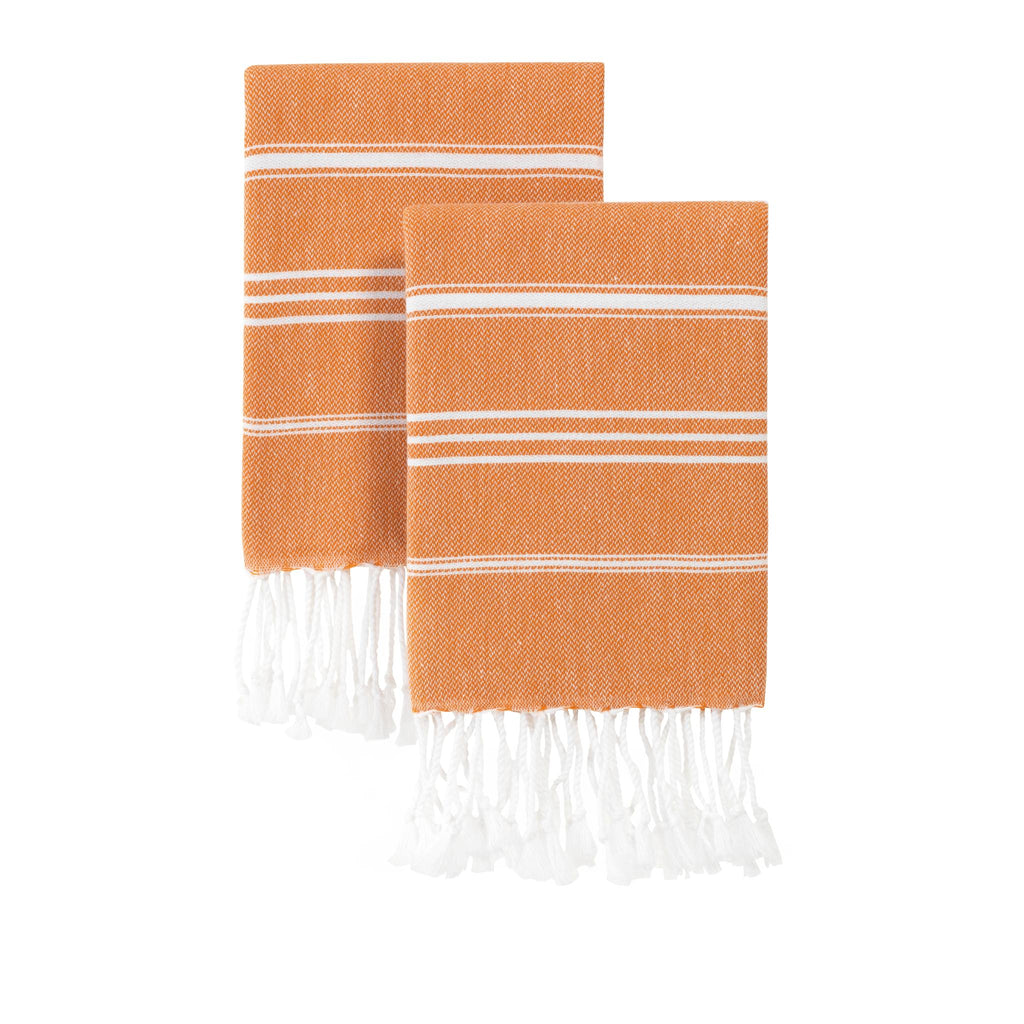 Orange Turkish Hand Towel – Audra Style