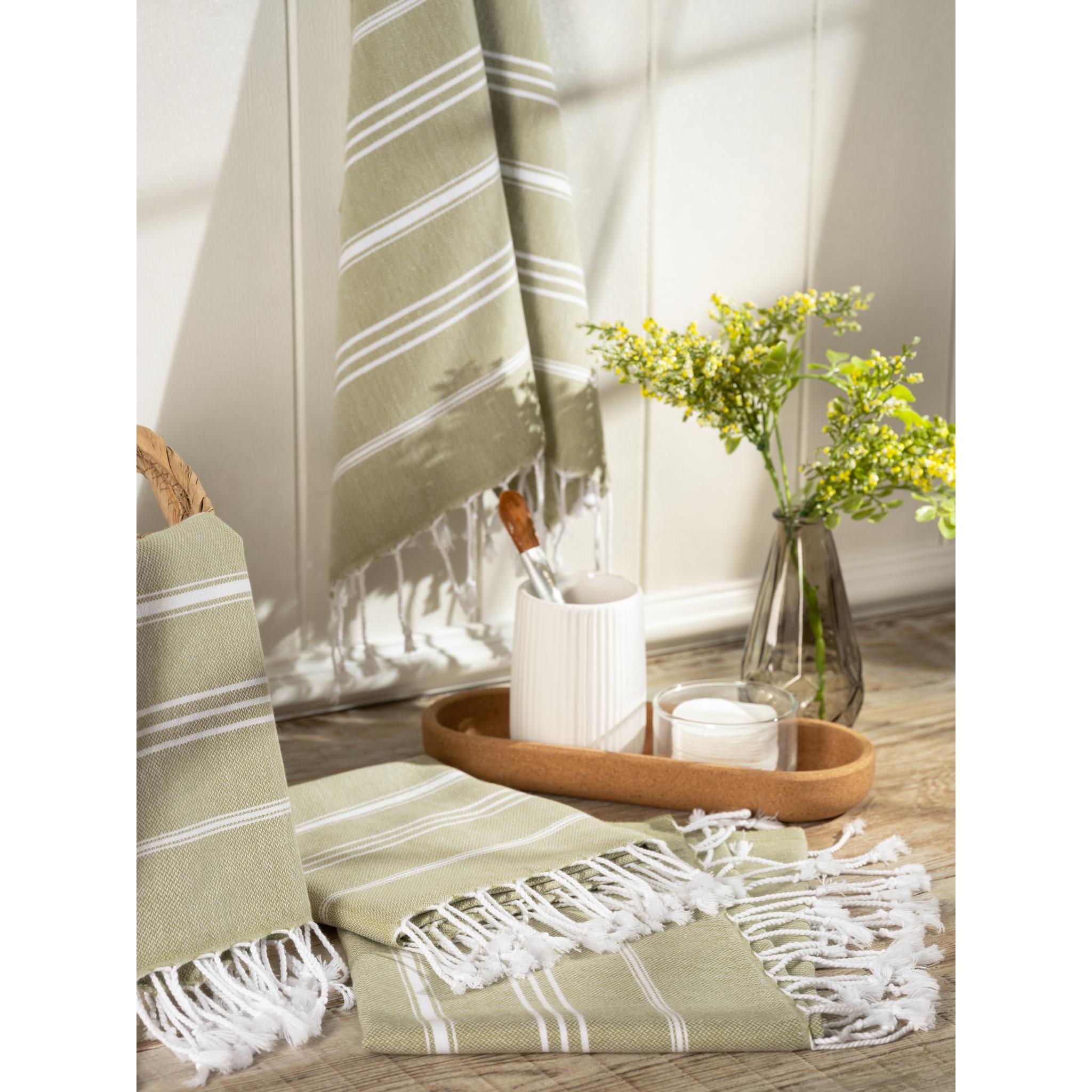 WETCAT Turkish Hand Towels Set Kitchen Boho Farmhouse Decor Quick Dry Hand Towels for Bathroom Kitchen Tea Towels Soft Absorbent Pre Washed Thin Turkish Towels Decorative Vibrant Colorful Hand Towels Housewarming Gift for Women Her Rustic Dish Towel