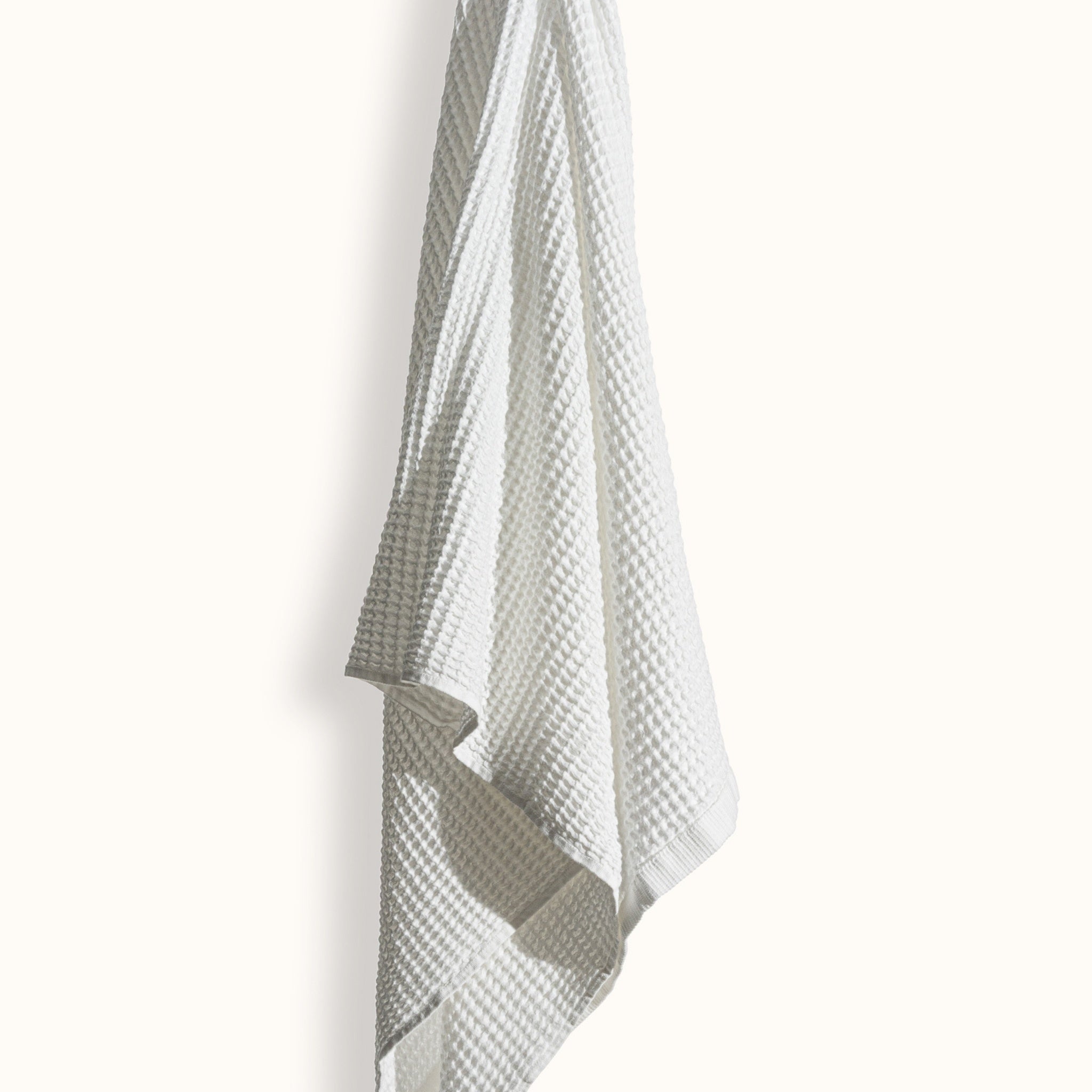 Waffle Towels - White