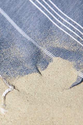 A shot of Wetcat towel resisting sand
