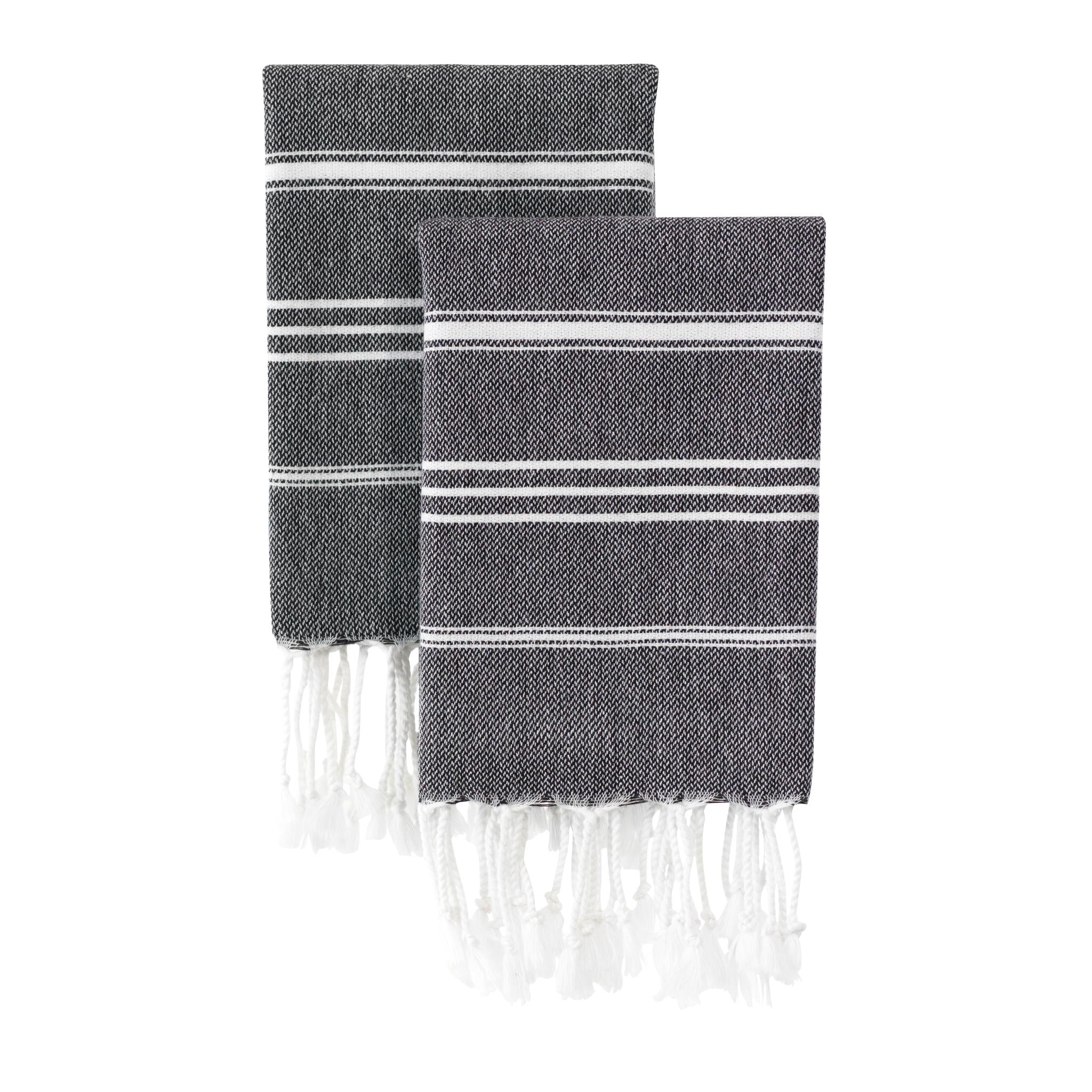 WETCAT Turkish Hand Towels Set Kitchen Boho Farmhouse Decor Quick Dry Hand Towels for Bathroom Kitchen Tea Towels Soft Absorbent Pre Washed Thin Turkish Towels Decorative Vibrant Colorful Hand Towels Housewarming Gift for Women Her Rustic Dish Towel