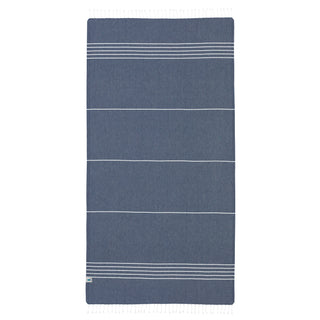 Lucy Turkish Towel - Navy Blue