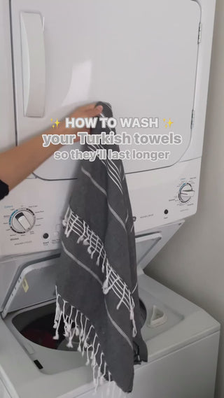 How to wash you Turkish towels so they'll last longer